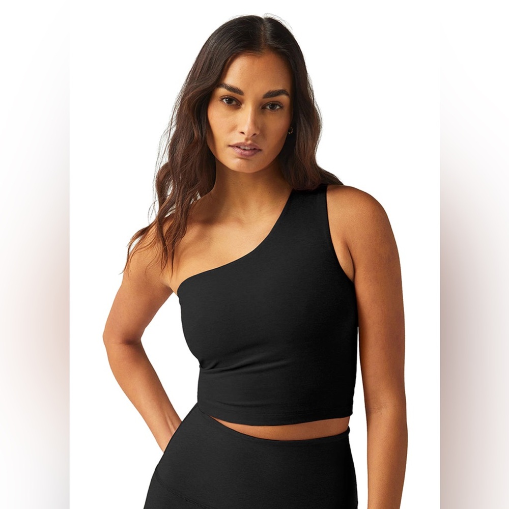 Beyond Yoga Spacedye The Bold Shoulder Cropped Tank